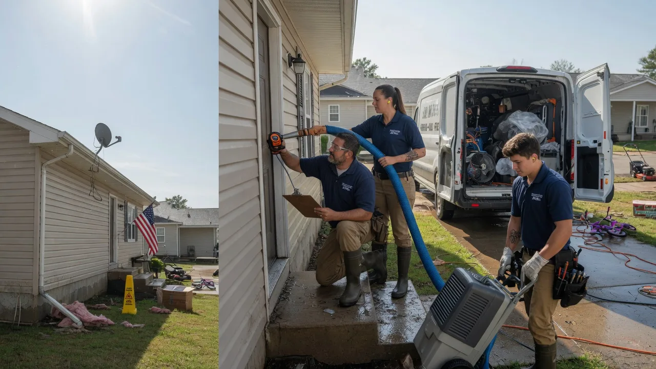 Ceiling Water Damage Restoration in Martin, KY near me